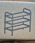 Kitsure Shoe Rack For Closet, Sturdy And Long-lasting Shelf. Fixed Price $9.95.