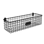 Spectrum Wall Mounted Wire With Label Matte Storage Basket, Black. Fixed Price $31.84.