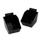 Sswbasics 6 X 5 7 Inch Black Plastic Dump Bin For Slatwall Set Of 2. Fixed Price $20.15.