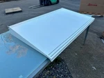 Lozier Gondola Shelving Only White 48" Wide X 14" Deep. Fixed Price $35.00.