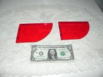 Shelf Dividers Plastic Red 5.75" X 3.75" (2 Pack) Magnetic (strong Magnets). Fixed Price $9.95.