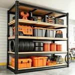 5-TIER Heavy Duty Metal Shelving Unit Garage Shelves Utility Rack Adjustable. Fixed Price $94.99.