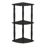 Furinno Turn-n-tube Wood 3-TIER Corner Display Rack W/ Classic Tubes Espresso. Fixed Price $48.34.