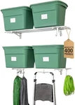Heavy Duty Wall Mounted Garage Shelves 2-PACK, 400 Lb Total Capacity. Fixed Price $149.99.