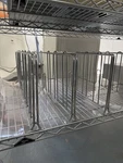 Uline Wire Shelving Dividers H-1761 8X24 Pack Of 10 (used). Fixed Price $30.00.
