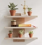 Urban Outfitters Tori Tri-tier Wall Shelf Mango Wood. Fixed Price $38.00.