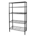 Hyper Tough 5-TIER Wire Storage Shelves, 1750 Lb Load Capacity, Black. Fixed Price $72.36.