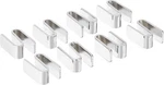 Uline S-hooks For Wire Shelving Units 8/PACK Chrome H-1205S *free Shipping*. Fixed Price $16.99.