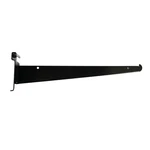 Lot Of 16 12" Wire Slat Brackets Shelf Gridwall Black 3" On Center. Fixed Price $45.95.
