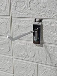 25 Chrome 6" Peg Merchandise Hooks Store Display 6MM Diameter. Fixed Price $13.87.
