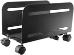 Steel Computer Pc Tower Mobile Stand Construction, Black Powder-coated. Fixed Price $35.99.