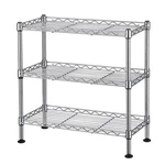 18"X8"X18" 3 Shelf Adjustable Storage Unit Wire Shelving Organizer Rack. Fixed Price $22.99.