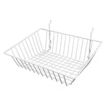 Econoco BSK16/W Grid Sloping Basket 15" X 12", White, 6PK. Fixed Price $76.45.