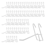 100 Pack 4 Inch Grid Wall Hooks, Heavy Duty Store Garage Mount Organizer.... Fixed Price $31.25.