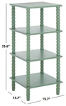 Safavieh Dilyn 4 Tier Shelving Unit, Reduced Price 2172782338 ETG5702D. Fixed Price $72.00.