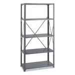 Commercial Steel Shelving Unit Five-shelf 36W X 18D 75H Dark Gray 6266. Fixed Price $215.73.