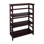 Casual Home Etagere Bookcase 42" Espresso Wood 4-SHELF Tip-resistant Hardware. Fixed Price $97.73.