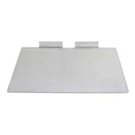4"X 10" Slatwall Shoe Shelf Flat Styrene Clear Acrylic Display Fixture - Pack. Fixed Price $20.77.