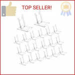 Jtuxcke 20 Packs Acrylic Display Stand, Adjustable Clear Desktop Book & Co. Fixed Price $21.05.