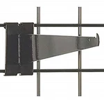 Only Hangers 12" Gridwall Knife Shelf Brackets With Lip - Black 8 Pcs. Fixed Price $29.65.