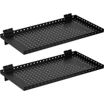 Lyyuwe Heavy Duty Slatwall Shelf 24X12INCH, Steel Accessories Storag.... Fixed Price $95.86.