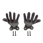 Open Hands Wall Hook Cast Iron Purse Towel Coat Jewelry Hanger Key Rack Of 2. Fixed Price $43.16.