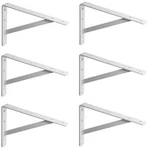 Knape & Vogt 20" White Epoxy Finish Heavy Duty "l" Brackets 208 500 - 6 Pack. Fixed Price $99.78.