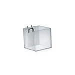 Azar Displays 4" Cube Bin For Pegboard Slat Wall, 4-PACK. Fixed Price $37.67.