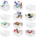 Tiawudi 12 Pack Storage Bins, Plastic Containers, Multi-use.... Fixed Price $45.39.