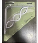 Knape & Vogt 200C Ab 6-8", White, Decorative Steel Shelf Bracket. Fixed Price $14.99.