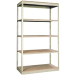 Hallowell 30" X 60" 84" 4- Shelf Boltless Shelving, Decking, 8000LB Capacity. Fixed Price $656.91.