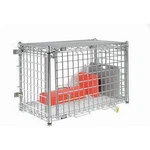 Nexel Chrome Wall Mount Security Enclosure 36"W 24"D 21"H. Fixed Price $259.01.