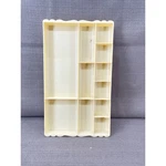 Vintage 1960S Cream Plastic Drawer Organizer Tray Mcm Kitchen Storage. Fixed Price $29.00.