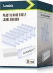 Lenink 30PCS Wire Shelf Label Holders,plastic Rack Holder,compatible. Fixed Price $18.95.