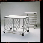 New Age Aluminum Rack With Poly-top And Angle Slide 20 1/2"L X 26"W. Fixed Price $709.23.