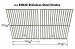 Cooking Grid For Tera Gear PG-40310-SOLA,PG-40310S0LA,THERMOS 461246804 Models. Fixed Price $89.75.