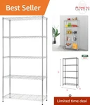 14"D X 36"W 72"H Metal Wire Shelving Unit Adjustable Steel Garage Kitchen P.... Fixed Price $81.98.