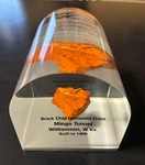 Mingo Tunnel Brick Chip Acrylic Display Norfolk Southern Heartland Corridor. Fixed Price $40.00.
