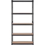 5-LEVEL Steel Shelving Unit 2000LB 36X18X72IN Heavy Duty Build Black. Fixed Price $87.55.