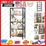 5-TIER Bookshelf,wood Bookcase,book Steel Frame, Storage Rack With.... Fixed Price $166.99.