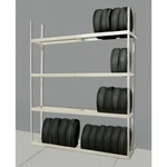 Rivetwell, Double Row, Tire Storage Shelving 729 Tan 3 Levels Add-on Unit. Fixed Price $379.54.