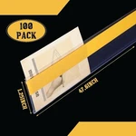100PCS Shelf Label Strips 1.25" X 48" Self Adhesive Holder Gondola. Fixed Price $94.99.
