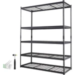 Uimoso Storage Shelving Unit 24*60*78" Garage Rack 5-TIER Load 2000 Lbs. Fixed Price $119.99.