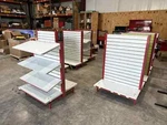 Royston Brand Convenience Store Gondola Shelving - Set Of 7. Fixed Price $1250.00.