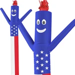 Lookourway Flag Themed Air Dancers Inflatable Tube Man Attachment, 20-FEET (blow. Fixed Price $89.99.