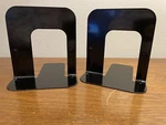 Universal 54051 Heavy Gauge Steel Standard Economy Bookends Black (1 Pair) Used. Fixed Price $11.00.