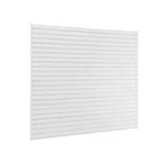 71.77 In. X 80 Pvc Slatwall Panel Set White (40 Sq. Ft. ) Garage. Fixed Price $235.19.