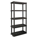 Hyper Tough Plastic Storage Shelves Garage Shelving Unit 5-TIER. Fixed Price $44.89.