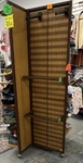 Rolling Display Rack With Shelves And Other Hardware On Wheels. Fixed Price $295.00.