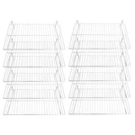 Gridwall Flat Display Shelf 24'' X 12'' White 10 Pcs. Fixed Price $151.50.